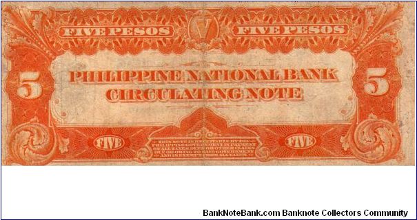 Banknote from Philippines year 1921