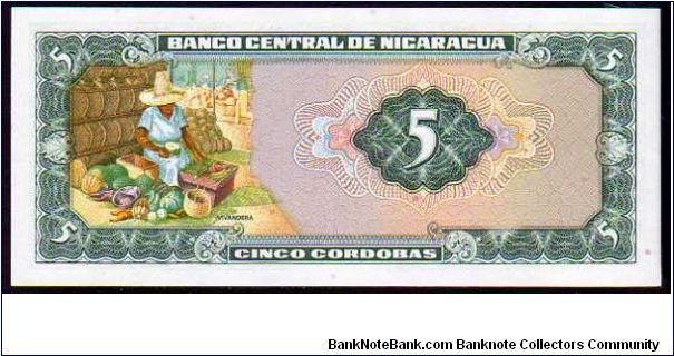 Banknote from Nicaragua year 1972