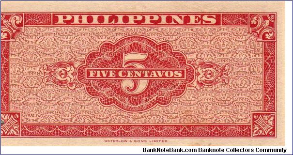 Banknote from Philippines year 1949