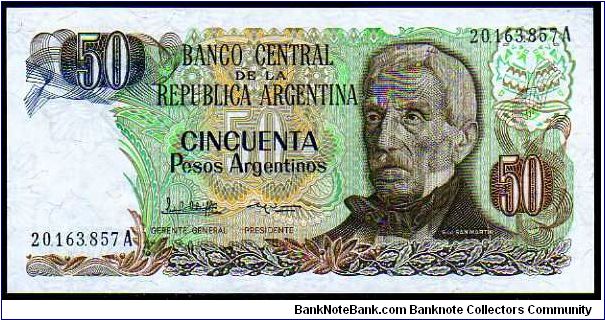 50 Pesos Argentinos__
Pk 314 Banknote