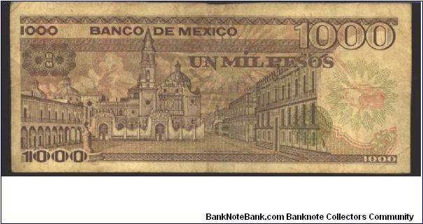 Banknote from Mexico year 1984