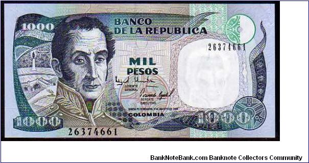 1000 Pesos__
pk# 438__02.08.1995 Banknote