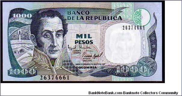 1000 Pesos__
pk# 438__02.08.1995 Banknote