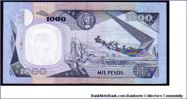 Banknote from Colombia year 1995