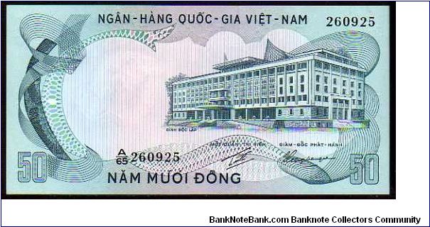 *VIETNAM-SOUTH*
________________

50 Dong
Pk 30
---------------- Banknote