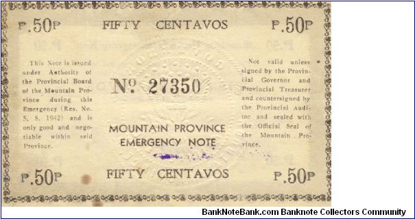 Banknote from Philippines year 1942