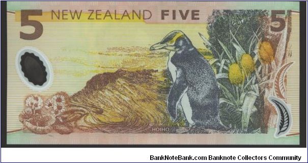 Banknote from New Zealand year 1999