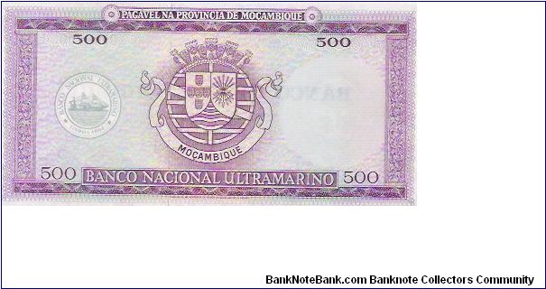 Banknote from Mozambique year 1967