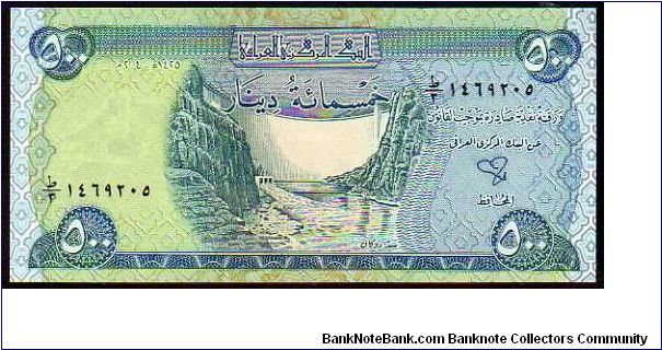 500 Dinars
Pk 92 Banknote