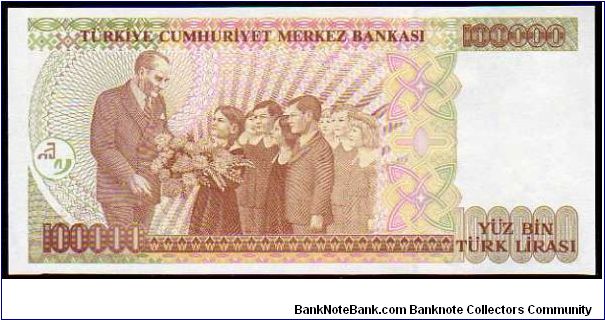 Banknote from Turkey year 1997