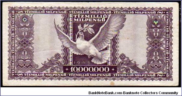 Banknote from Hungary year 1946