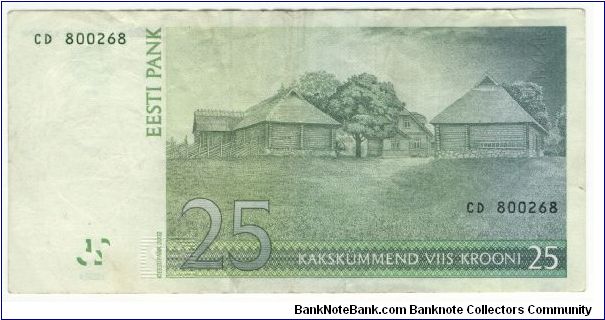 Banknote from Estonia year 2002