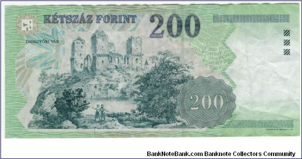 Banknote from Hungary year 2005