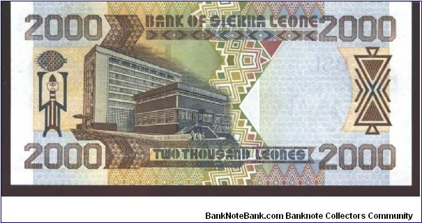 Banknote from Sierra Leone year 2002