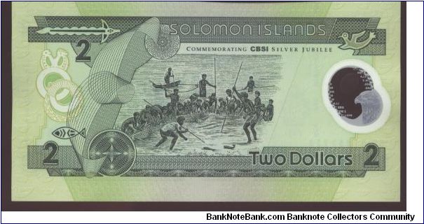 Banknote from Solomon Islands year 2001