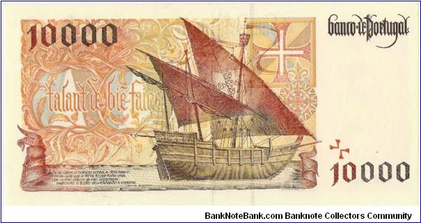 Banknote from Portugal year 1998