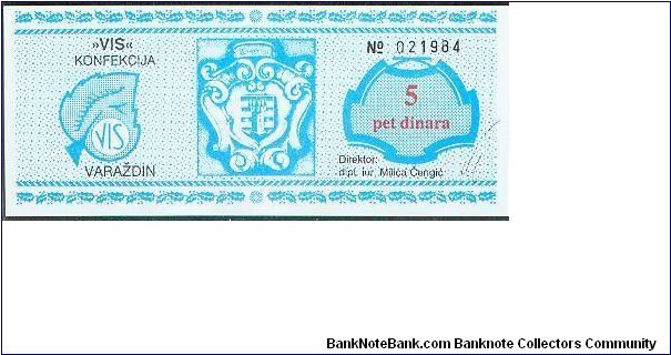 Some sort of voucher Banknote