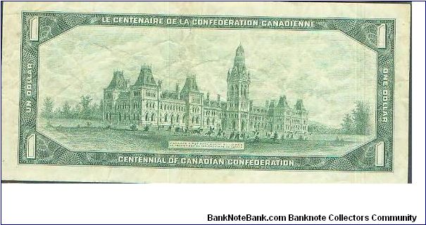 Banknote from Canada year 1967