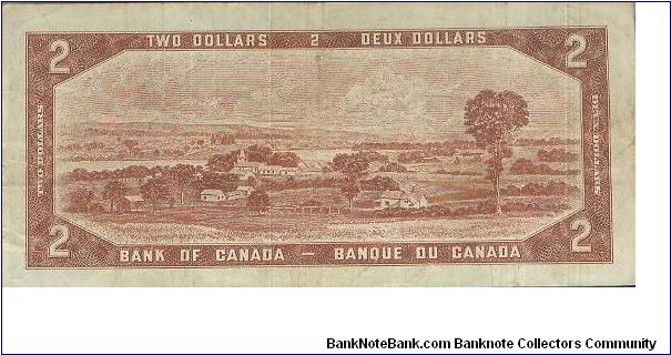 Banknote from Canada year 1954