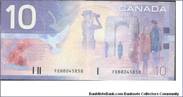 Banknote from Canada year 2001