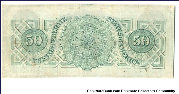 Banknote from USA year 1862