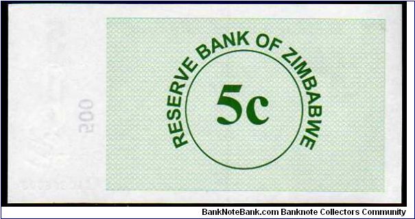 Banknote from Zimbabwe year 2006