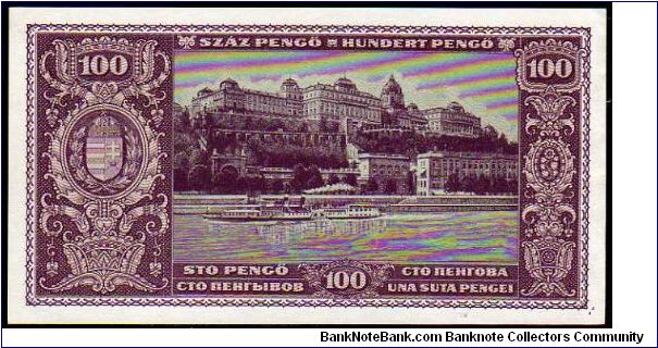 Banknote from Hungary year 1945