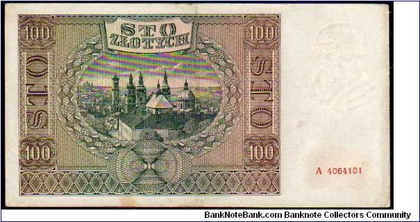 Banknote from Poland year 1941