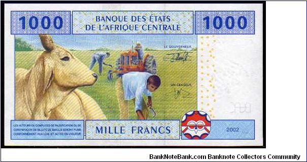 Banknote from Equatorial Guinea year 2002