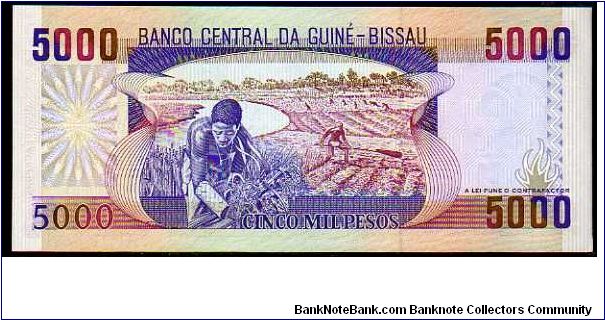 Banknote from Guinea-Bissau year 1993