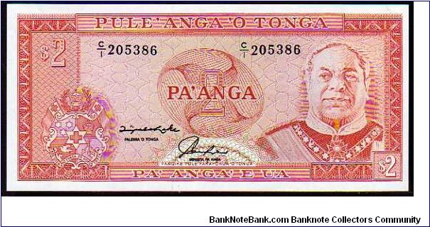 2 Pa'nga
Pk 26

1992-1995 Banknote