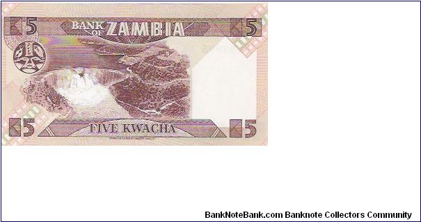 Banknote from Zambia year 1980