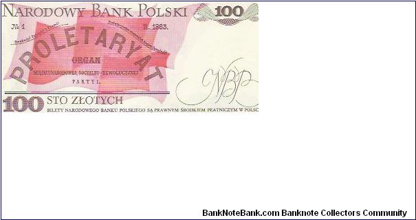 Banknote from Poland year 1988