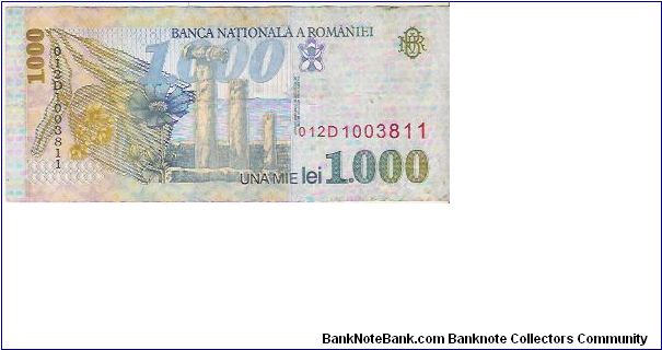 1.000 LEI
012D1003811 Banknote