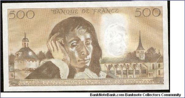 Banknote from France year 1985