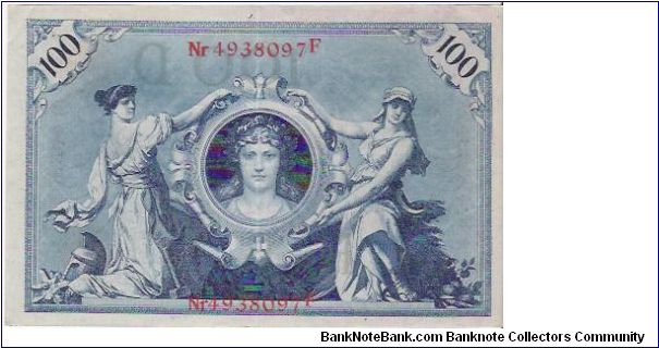 Banknote from Germany year 1908