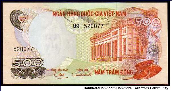 (Vietnam - South)

500Dong
Pk 28a Banknote