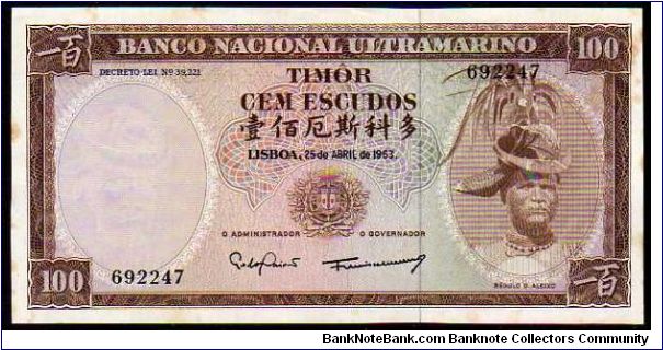 100 Escudos __
Pk 28a Banknote