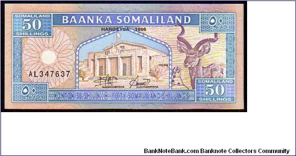 (Somaliland)

50 Shillings
Pk 4a Banknote