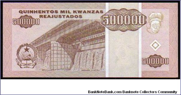 Banknote from Angola year 1995