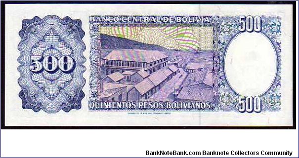 Banknote from Bolivia year 1981