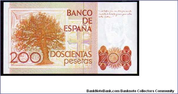 Banknote from Spain year 1980