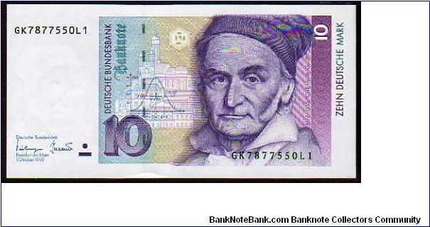 10 Mark
Pk 38b Banknote