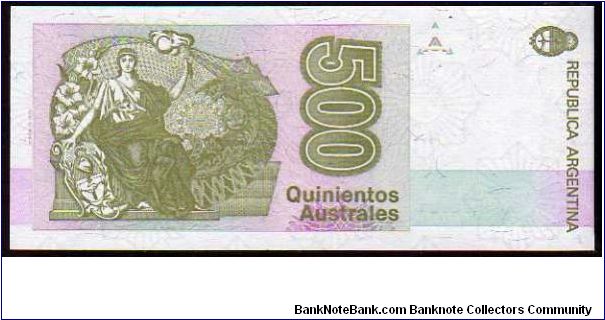 Banknote from Argentina year 1988