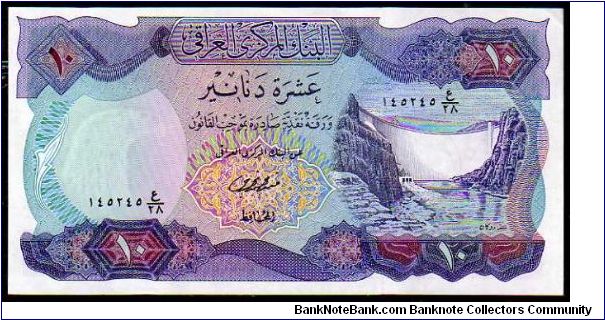 10 Dinars
Pk 65 Banknote