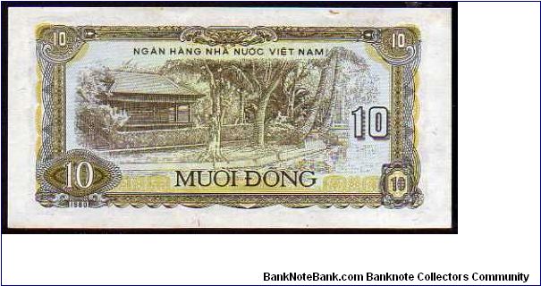 Banknote from Vietnam year 1980