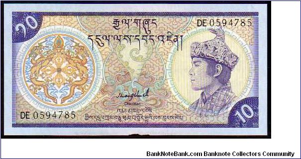 10 Ngultrum__

Pk 15b Banknote