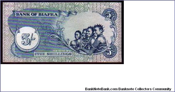 Banknote from Biafra year 1968