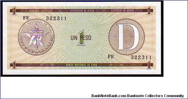 1 Peso

Pk Fx32
==================
Foreign Exchange Certificate
================== Banknote