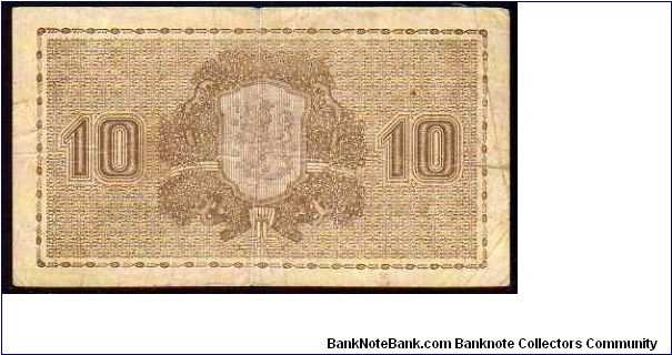 Banknote from Finland year 1939